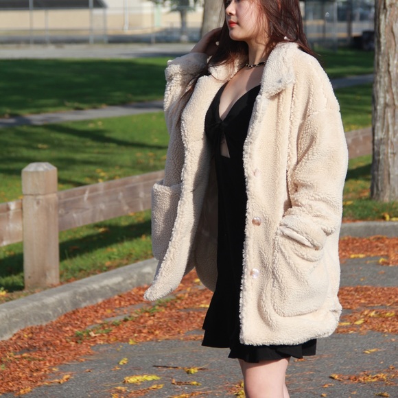 （CLEARANCE）OVERSIZED TEDDY COAT - Picture 8 of 8